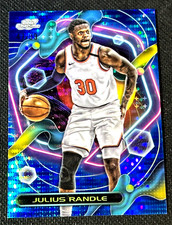2023-24 Topps Cosmic Chrome Julius Randle #85 Blue Moon Refractor /99 New York