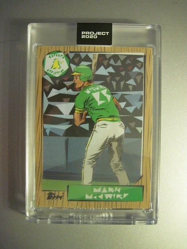 Topps PROJECT 2020 Card 60 - 1987 Mark McGwire by Naturel - Print Run: 2687