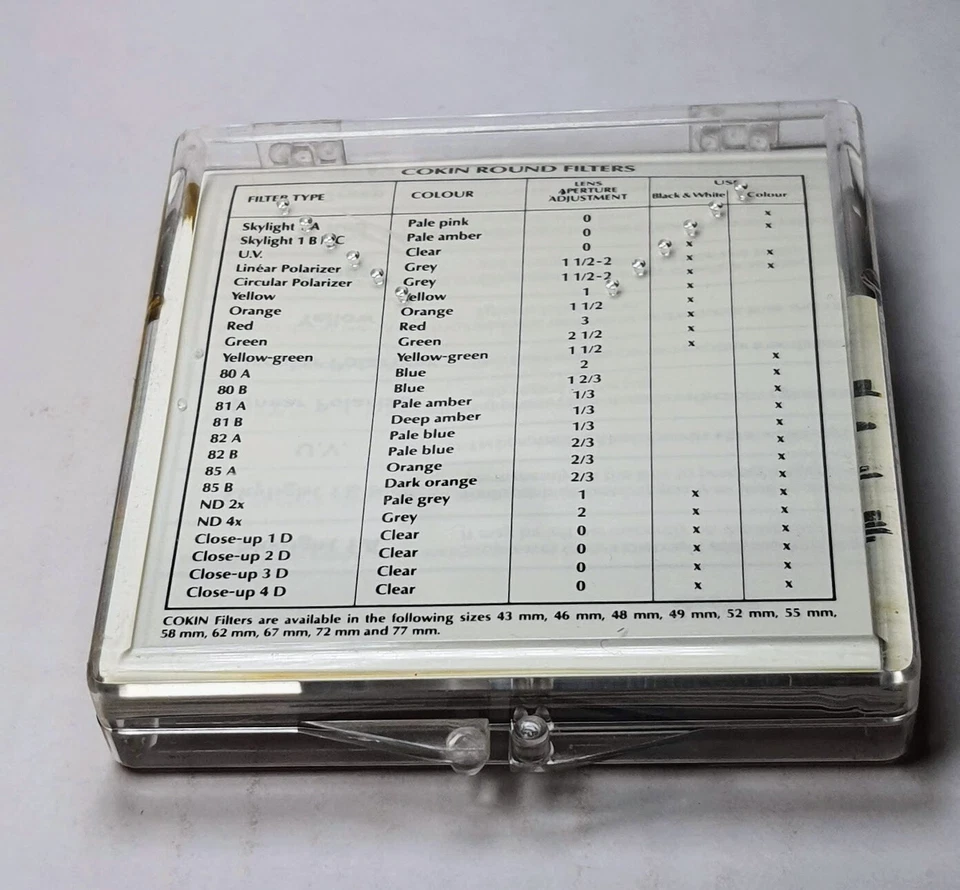 67mm Cokin 80B Blue Glass Lens filter 80 B France Coated 67 mm Conversion 80-B - Image 3 of 3