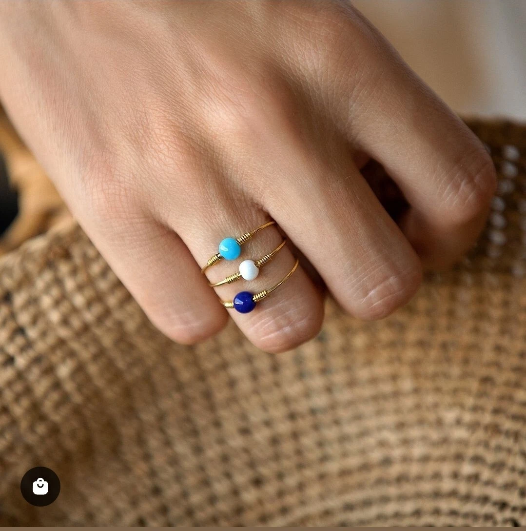 Anelli Di Bigiotteria D'argento In Cristallo Misura Anello 14