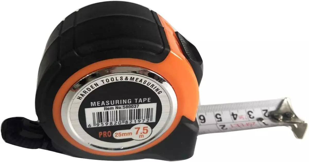 25 FT Quick Retractable Measuring Tape Standard and Metric Centimeters  Inches