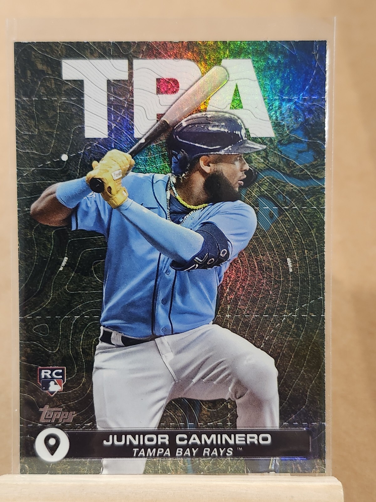 2024 Topps Series 2 #CTC-13 Junior Caminero Tampa Bay Rays City To City Rookie