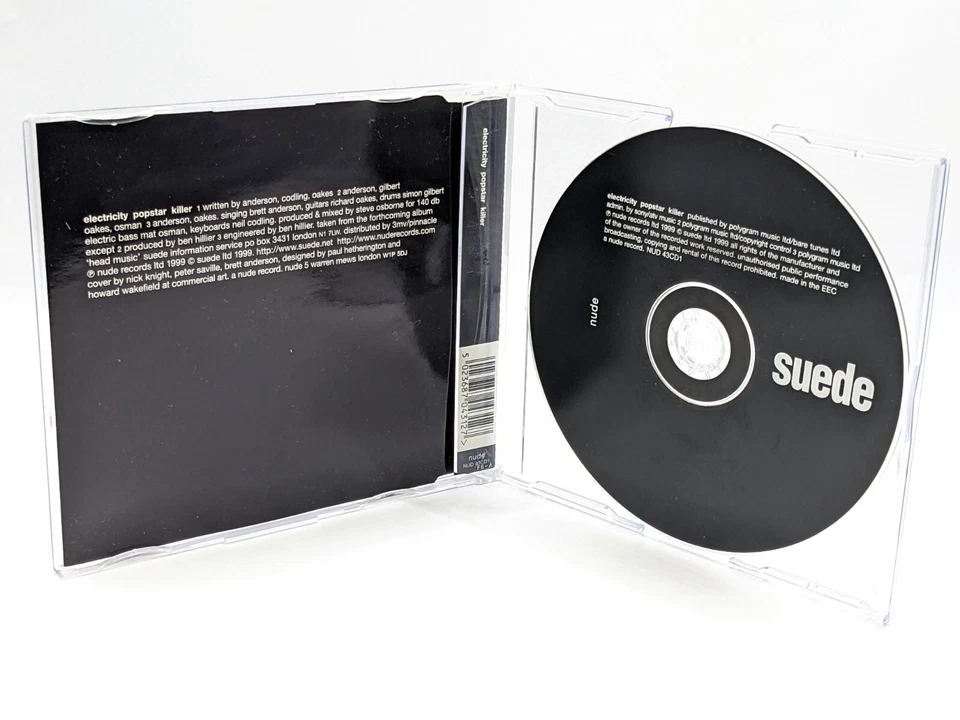 Gamuza - CD Electricidad Único Europa Desnudo 1999 3 Pistas Parte 1 Foto 2 de 4