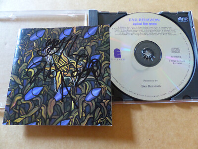 BAD RELIGION signed Autogramm signiert auf ''AGAINST THE GRAIN'' CD-Cover