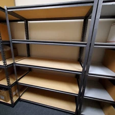 Muscle Rack 48" W x 18" D x 72" H  5-Shelf Steel Shelving HEAVY DUTY EXCELENT