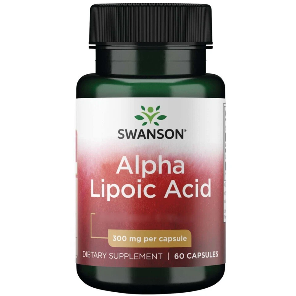 Swanson, acide alpha-lipoïque, 300 mg, 60 gélules - envoi éclair - Photo 1/2