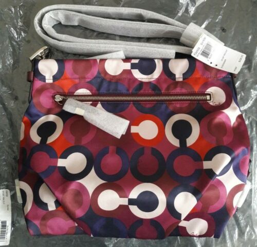 NEW NWT COACH OP ART PRINT DUFFLE CROSSBODY BAG PURSE F26928 MULTI $328_RARE - Picture 4 of 7