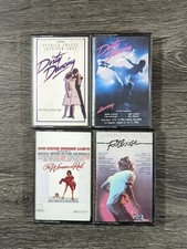 80s Soundtrack 4 Cassette Lot Dirty Dancing, Footloose, The Woman In Red