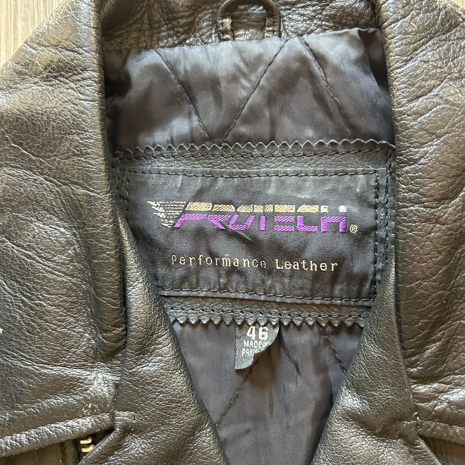 Protech Black Leather Motorcycle Jacket Biker Men… - image 6