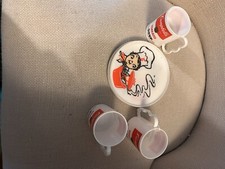 Ancien jouet plat à soupe Campbell - Avoir les quatre tasses