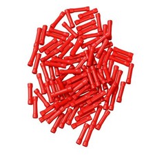 Red Butt Wire Connectors Crimp Terminals Electrical 22-18 AWG NEW