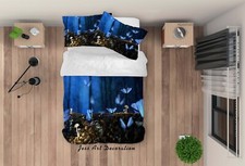 3D Butterfly Quilt Cover Set Duvet Cover Bedding Pillowcases
