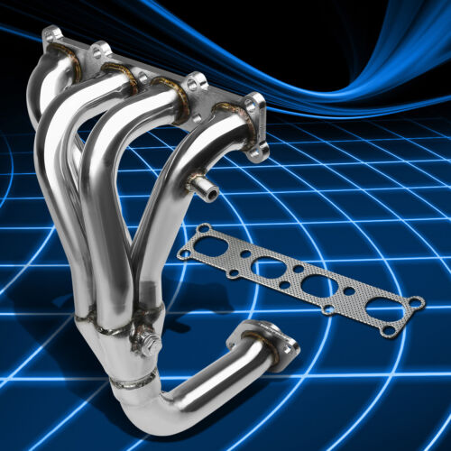 For 01-03 Protege 5 DX/ES/LX/MP3 2.0 L4 Stainless Steel Header Manifold Exhaust - Photo 1 sur 5