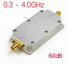LNA 0.3-4.0GHz 60dB High Gain Low Noise Amplifier for RF Receiver Front End