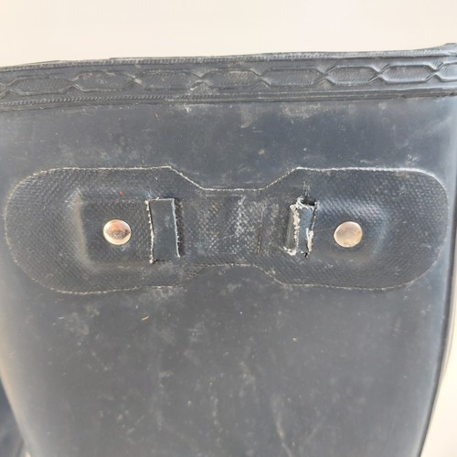 Hunter Original Navy Adjustable Welly Boot Size UK 4 Wellington Rain Boot - Picture 11 of 12