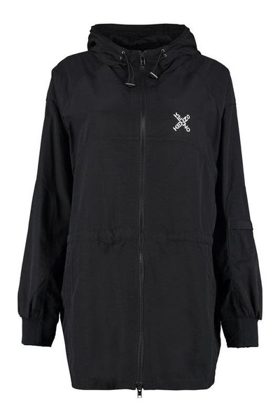 Women Kenzo Parka Black Nylon 38 / M / 46