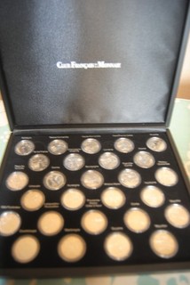 COFFRET COMPLET 10 EUROS DES RÉGIONS 2012 argent 27 monnaies
