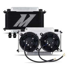 Universal Oil Cooler Kit 19-row Cooler With Dual 5 Fans Universal Oil Cooler Kit 19-row Cooler With Dual 5 Fans