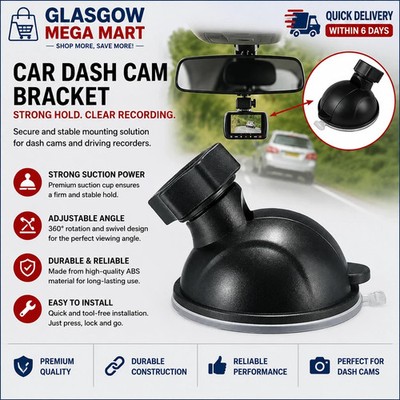 Nextbase Dash Cam Suction Cup Mount Bracket Holder Car DVR Windscreen Stand