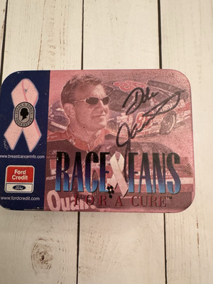 2000/01 Dale Jarrett 1:64 2 Car Tin Race for a Cure #88 1 Of 7560 Ford SIGNED