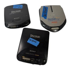 Sony Discman CD Player Lot D-141 D-125 D-E307CK For Parts Repair