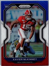 2020 Panini Prizm - Rookie Xavier McKinney #349 Red White & Blue Prizm (RC)
