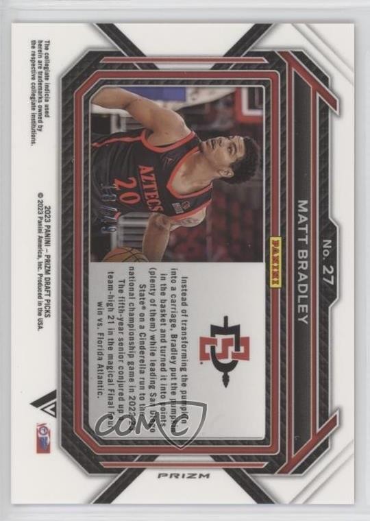2023 Panini Prizm Draft Picks - Ja'Kobe Walter #27 Orange