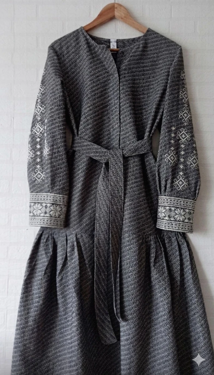 Linen A-Line Grey Dresses for Women for sale | eBay UK