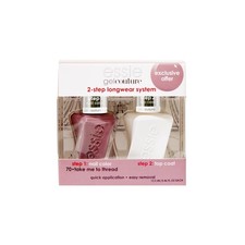 essie Gel Couture Nail Polish Kit, Mauve Nail Polish + Top Coat, Take Me To T...
