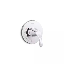 KOHLER Simplice 1-Handle Valve Handle Trim in Polished Chrome Valve Not Included
