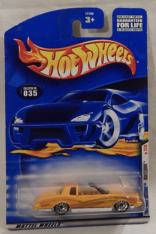 Montezooma Monte Carlo Concept Hot Wheels First Editions 2001-035 Retired 2011