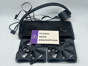 NZXT Kraken 280mm All in One Liquid CPU Cooling Kit - Black - READ/FOR PARTS