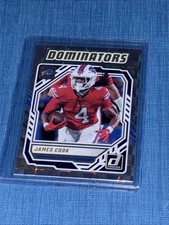 2025 Panini Donruss DOM-JCK James Cook Dominators Buffalo Bills