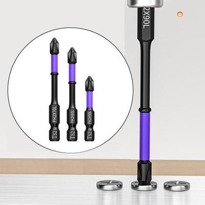 Hochfeste magnetische Kreuzschlitzschraubendreher Bit Set PH2 3 Fuß
