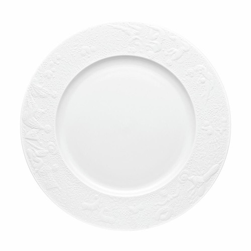 Assiette Plate Rosenthal Sanssouci En Porcelaine Blanche - 26 Cm - Neuf