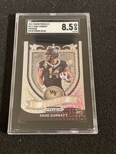 Sage Surratt 2021 Prizm Draft Picks Mojo Prizm Rookie #d /25 SGC 8.5 Lions #177