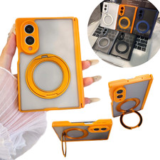 For Samsung Galaxy Z Fold8/Fold8 Ultra Mag Safe Ring Stand Hinge Cover Back Case