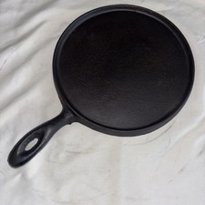 RESTORED UPCYCLED Cast Iron Comal Griddle Rou...