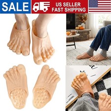 Funny Parody Slippers Prank Simulation Barefoot Shoes Big Foot Shoes Performance