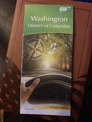 Washington DC District Of Columbia Vicinity Series Highway Travel Map 2/20-5/22
