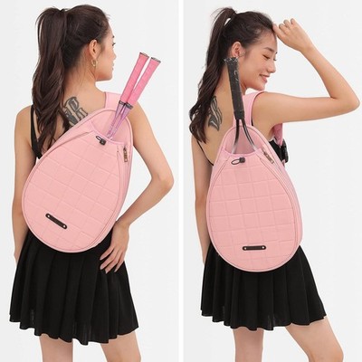 Tennis pickleball badminton racquetball squash Racquet Crossbody Bag Quilted