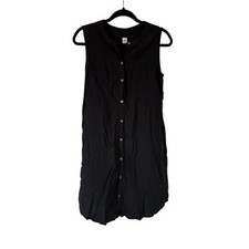 Gap black belted dress size S rayon