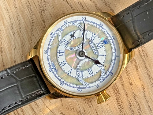 MENS ROLEX WATCH, VINTAGE 1920'S MOVEMENT IN A NEW CASE, FULLY SERVICED