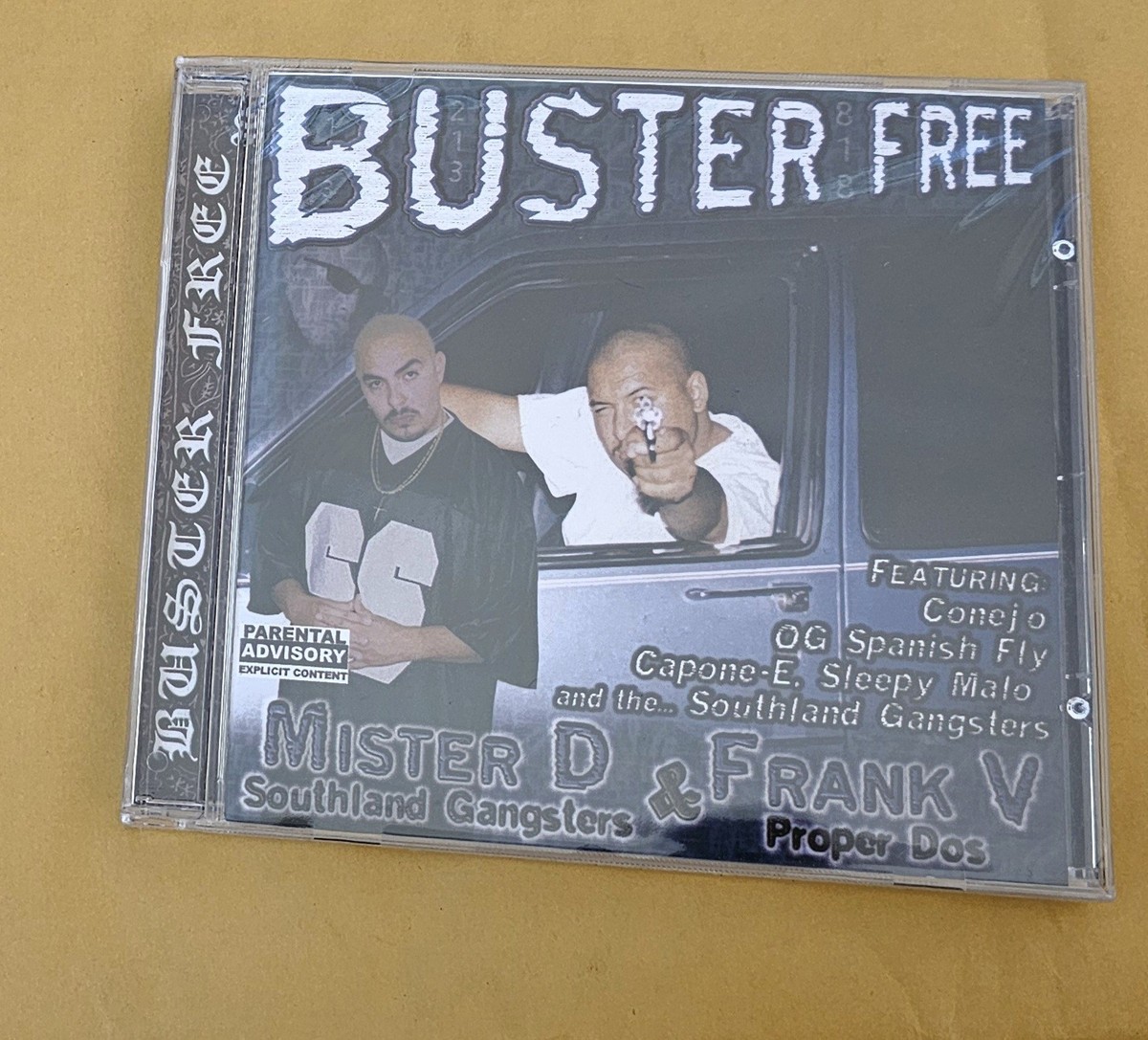 CD: MISTER D & FRANK V. - Buster Free (2003 SL Rec.)Sealed Chicano