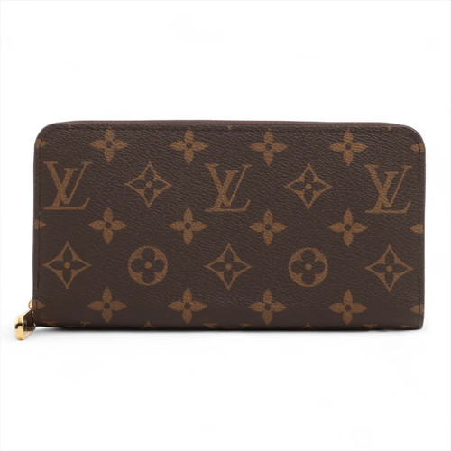 Louis Vuitton Monogram Zippy Wallet M42616 Brown Zip Round Wallet There was an R