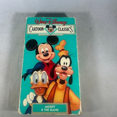 Walt Disney Cartoon Classics Mickey & The Gang VHS 1986 Vintage | eBay