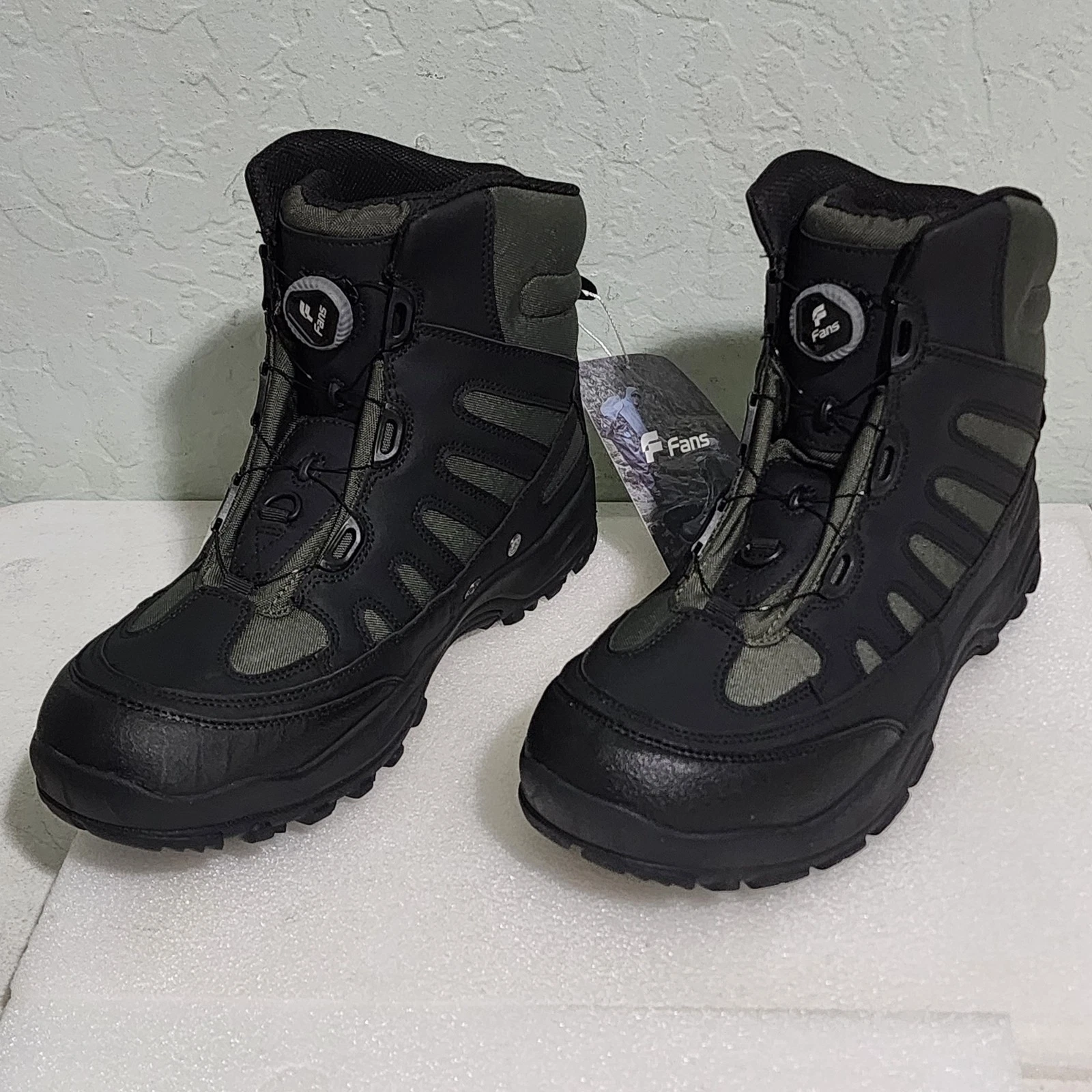 Wading Boots for Men&Women Anti-Slip Rubber Sole w/Rotating buckle Lacing Sz 12