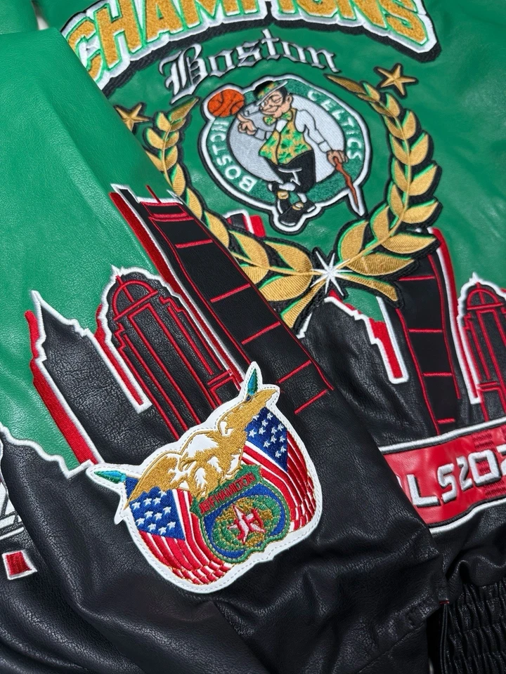 Jeff Hamilton Boston Celtics Championship Jacket Brand New Sz. M - Signed!🔥🏆 - Image 2 of 4