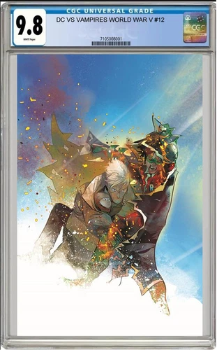 DC VS VAMPIRES WORLD WAR V #12  CVR A OTTO SCHMIDT CGC 9.8 NM PRESALE 8/13
