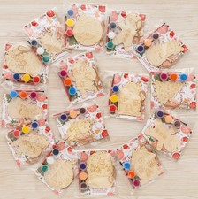 Christmas Crafts for Kids - 24 Pcs DIY Christmas Ornament Painting Kit - Wood...